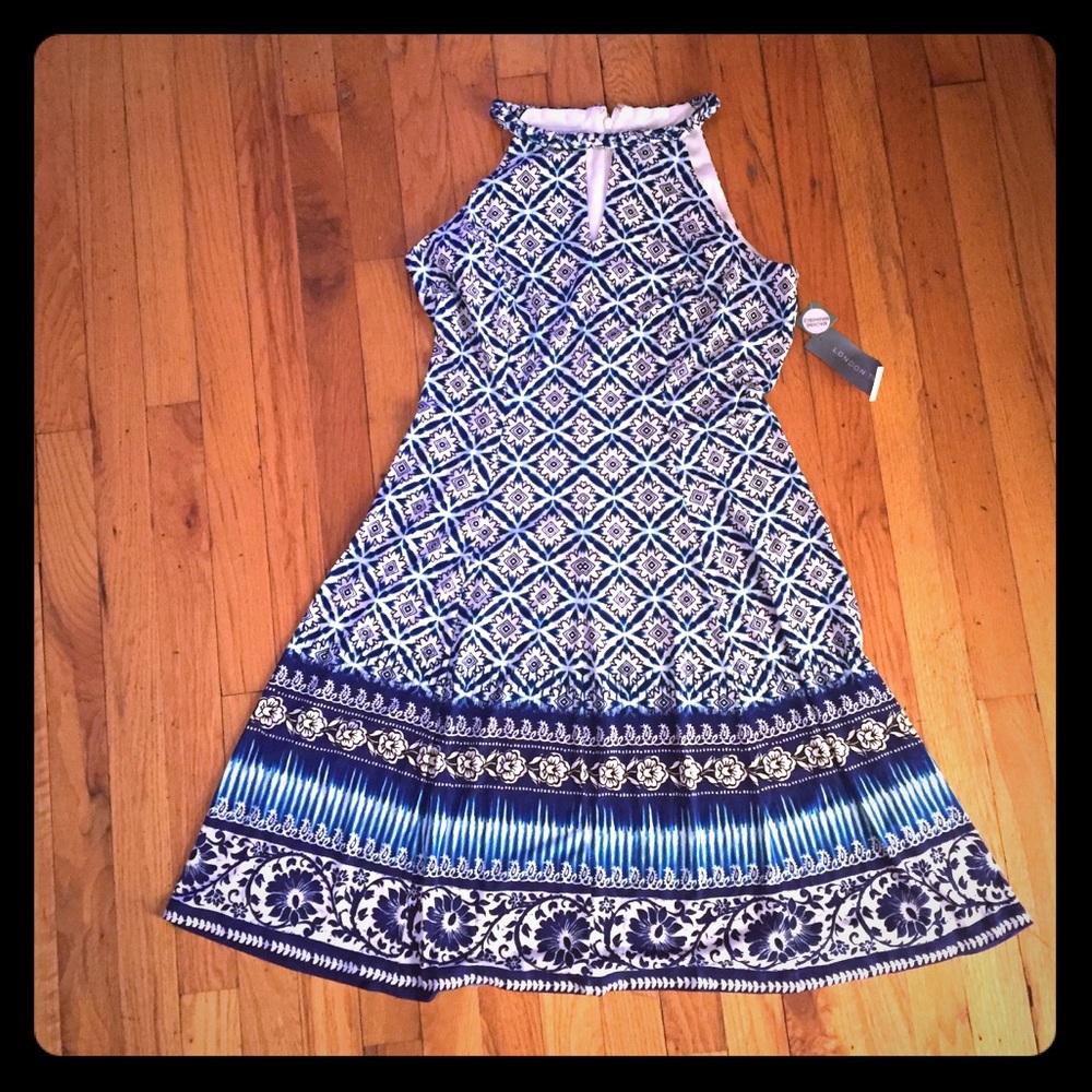 Blue dress